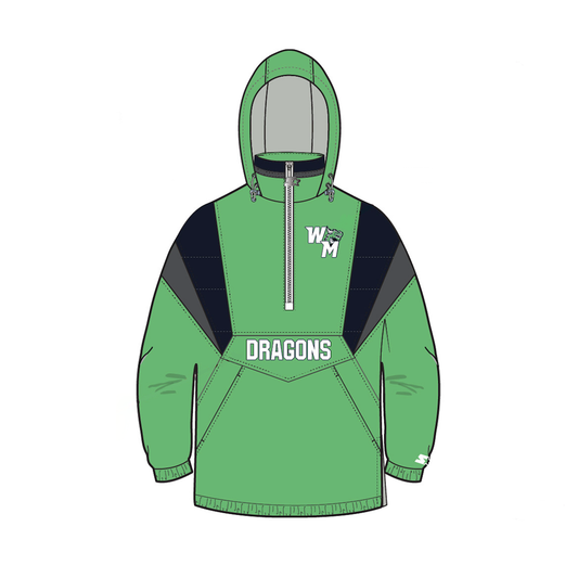 Starter Men's Sublimated Quilted Pullover Jacket