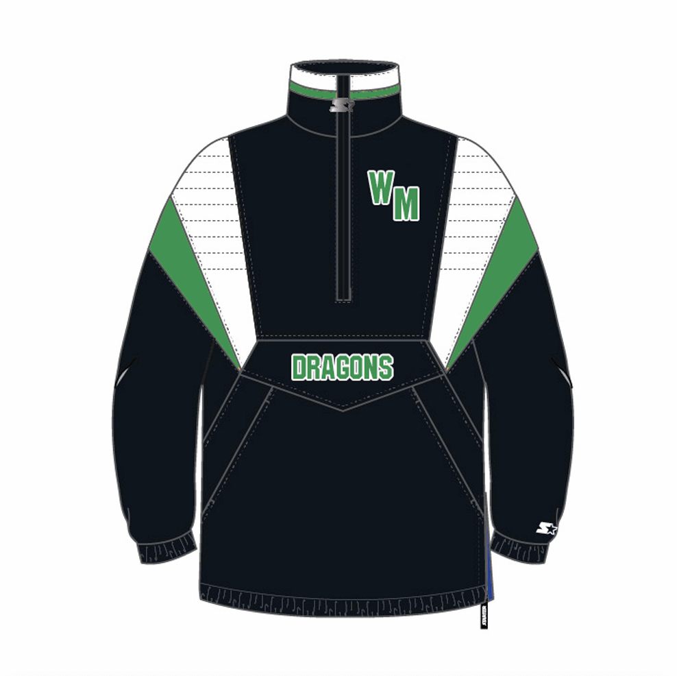 Starter Sublimated Half Zip Pullover Jacket
