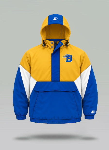 STARTER Sublimated Half-Snap Hooded Jacket