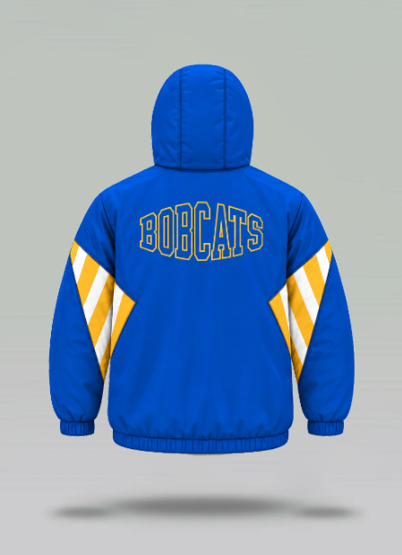 STARTER Sublimated Quilted Half-Snap Hooded Jacket