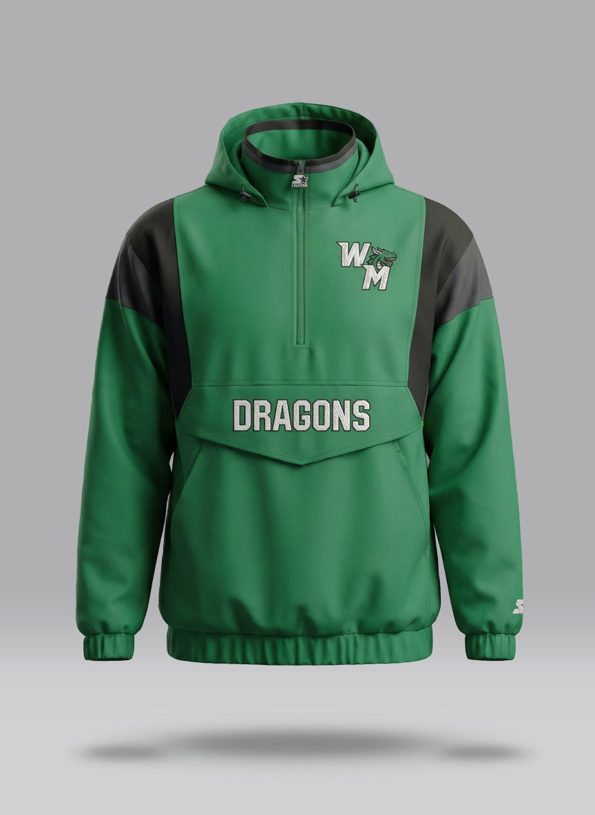 STARTER Men's Embroidered Quilted Pullover Jacket