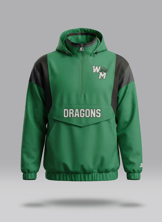 STARTER Men's Embroidered Quilted Pullover Jacket