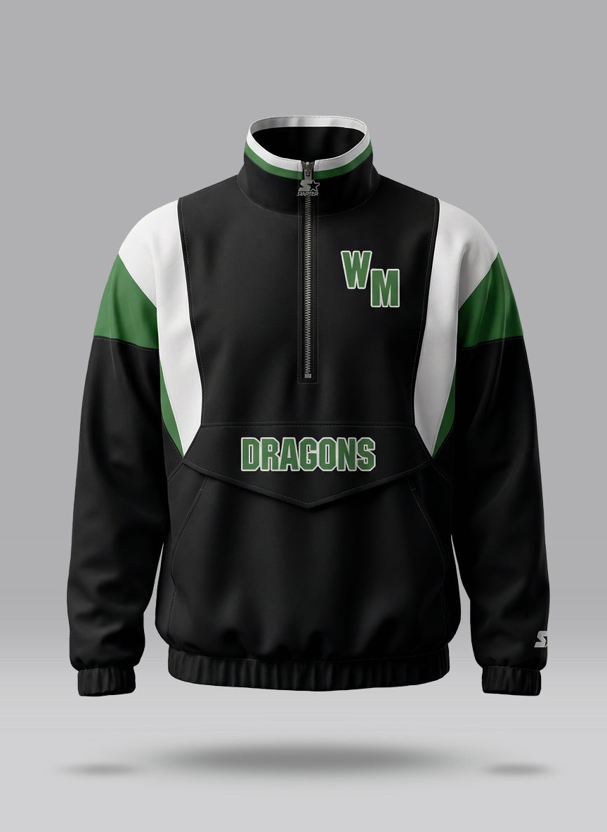 STARTER MEN'S TRAINING SUBLIMATED HALF ZIP PULLOVER JACKET