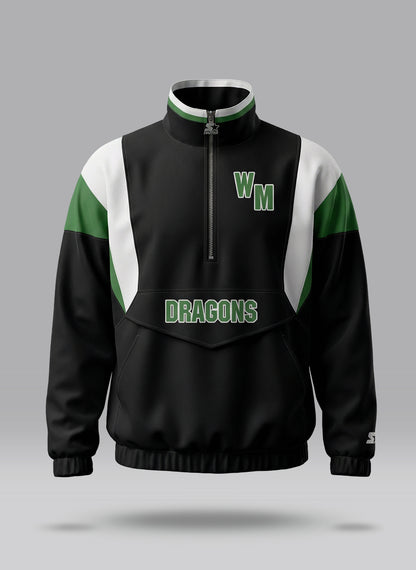 STARTER MEN'S TRAINING SUBLIMATED HALF ZIP PULLOVER JACKET