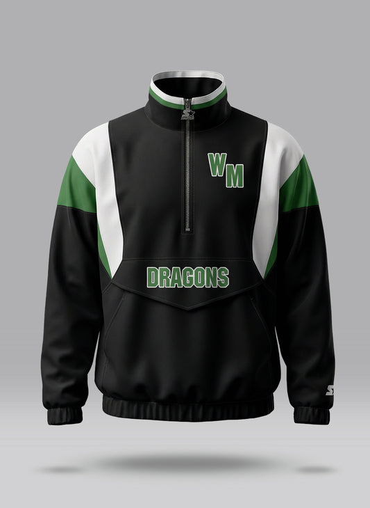 STARTER MEN'S TRAINING SUBLIMATED HALF ZIP PULLOVER JACKET